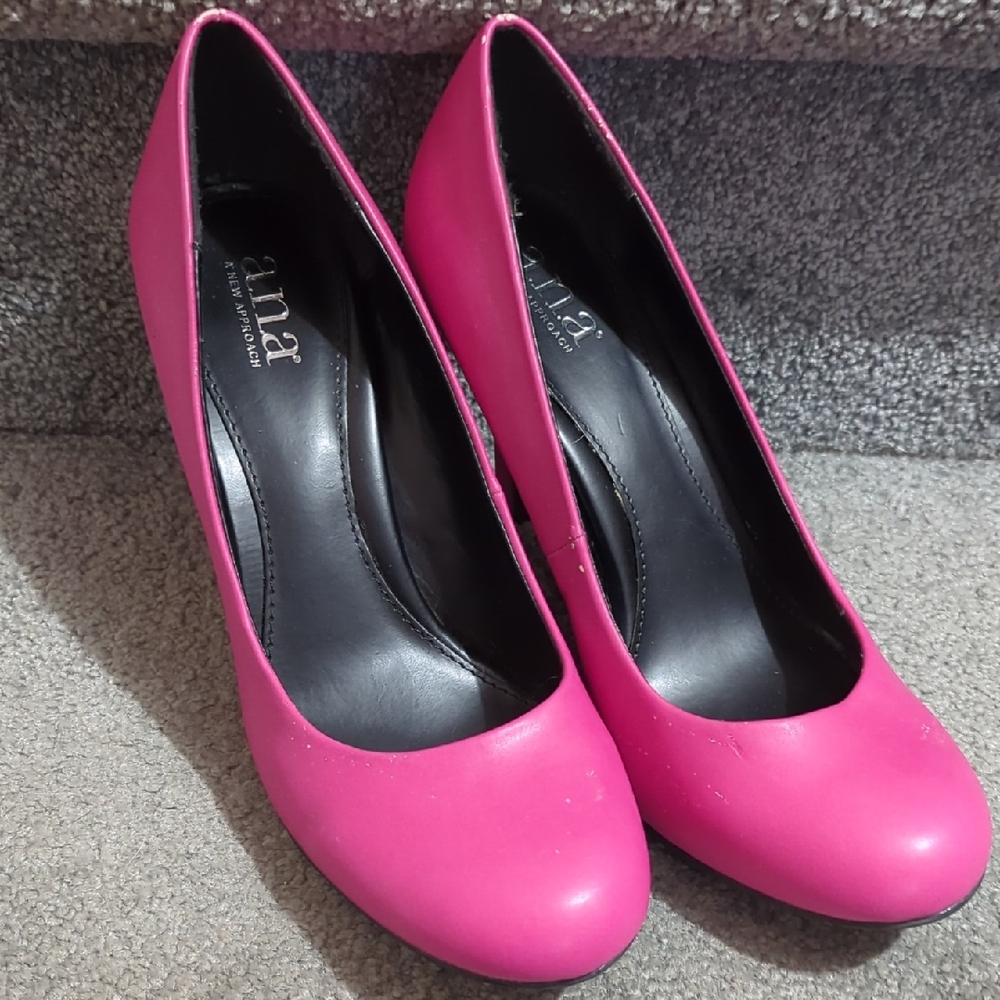 a.n.a Fuchsia Heels for Women, Size 9M
